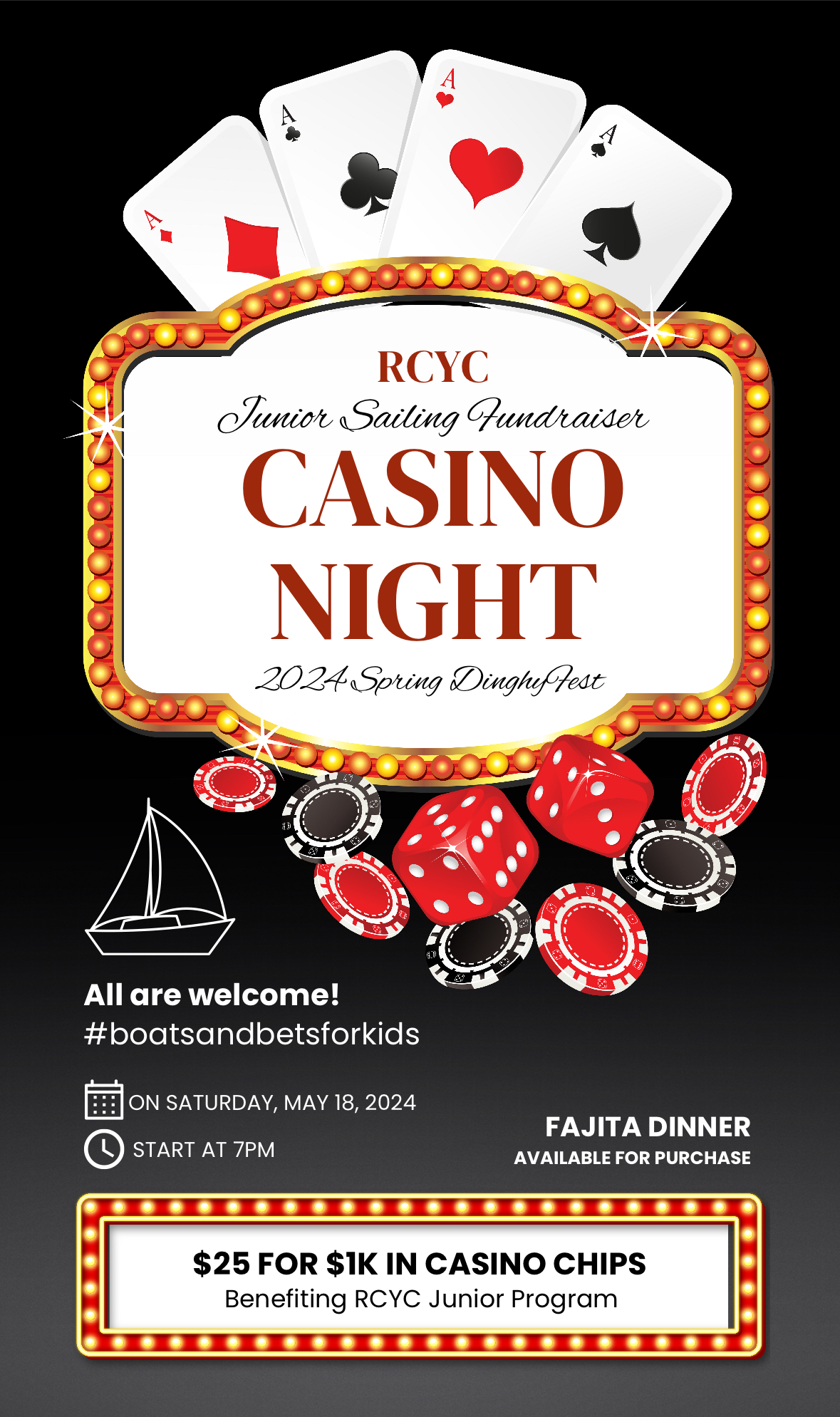 RCYC Casino Night @ 2024 Spring DinghyFest