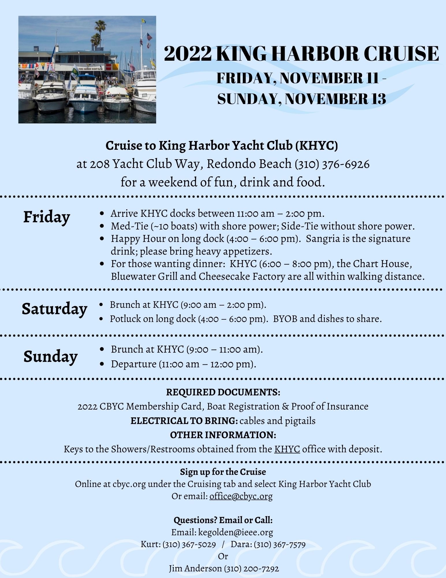 king harbor yacht club membership cost